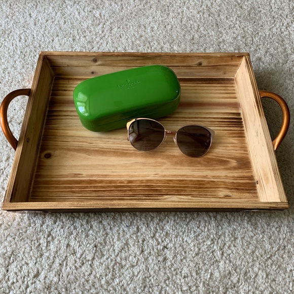 kate spade Accessories - Kate Spade rose gold sunglasses
